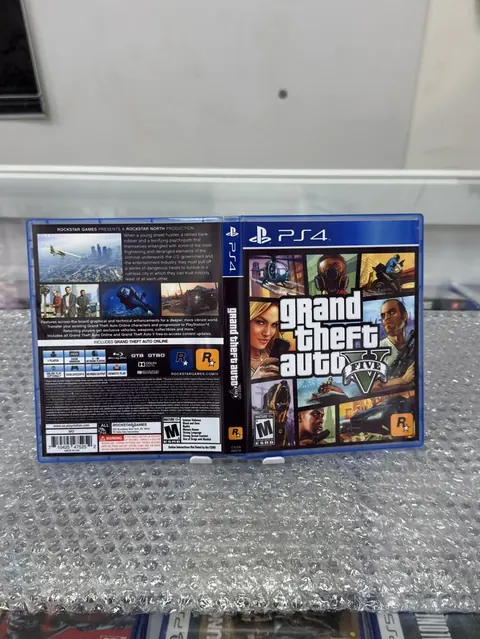 Grand Theft Auto V kapak baskı detayı
