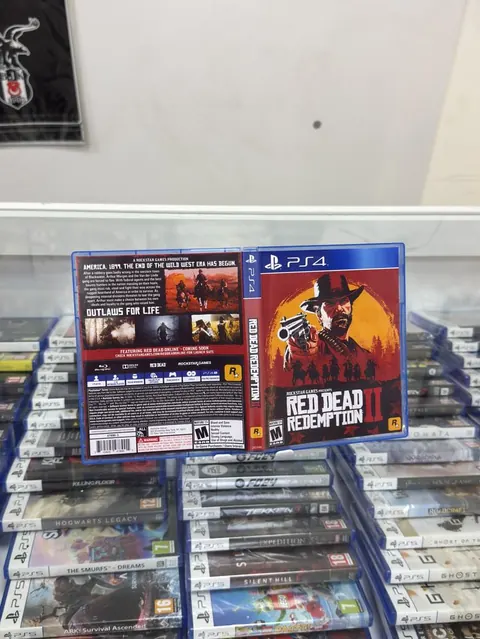 Red Dead Redemption II kapak baskı detayı